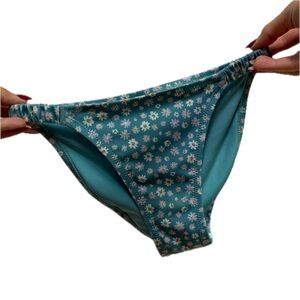 Aeropostale Floral Teal Bikini Bottom